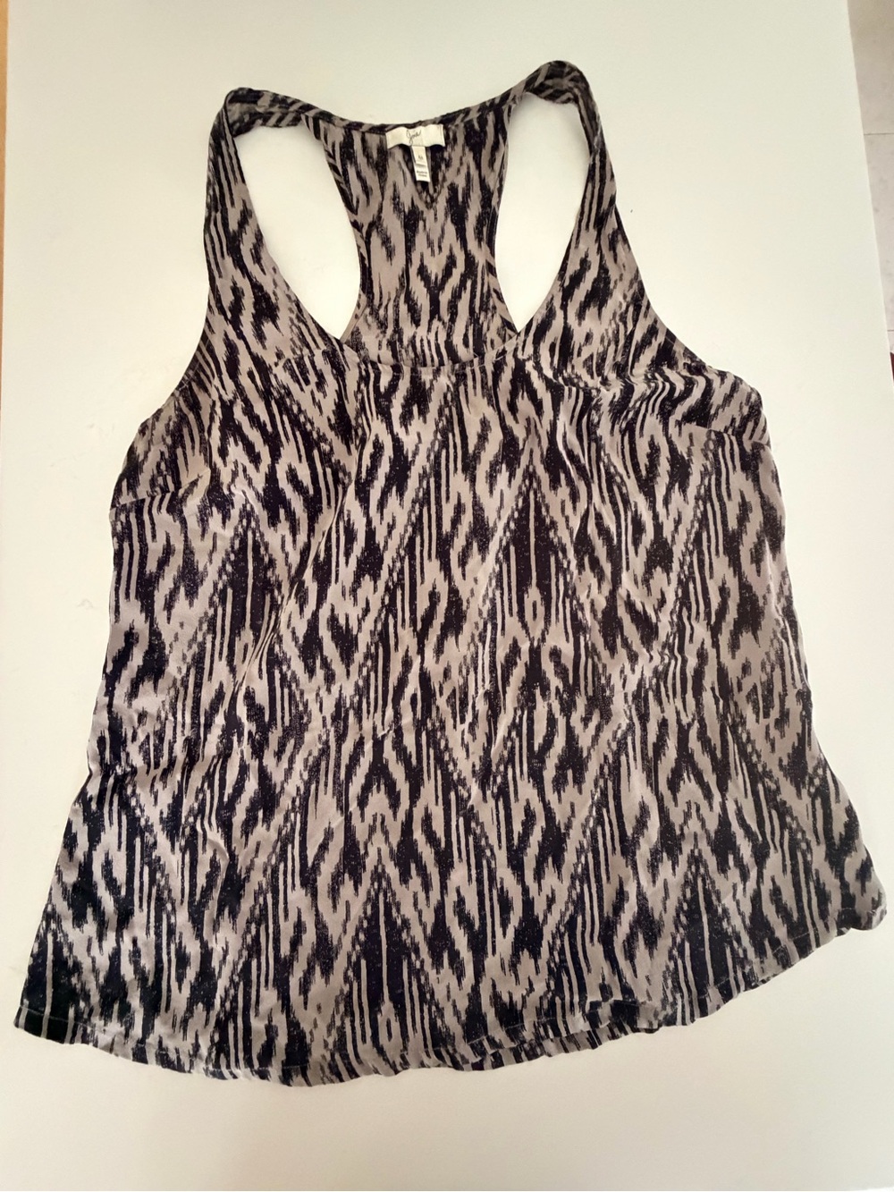 Y2K Racerback Tank Top 100% silk